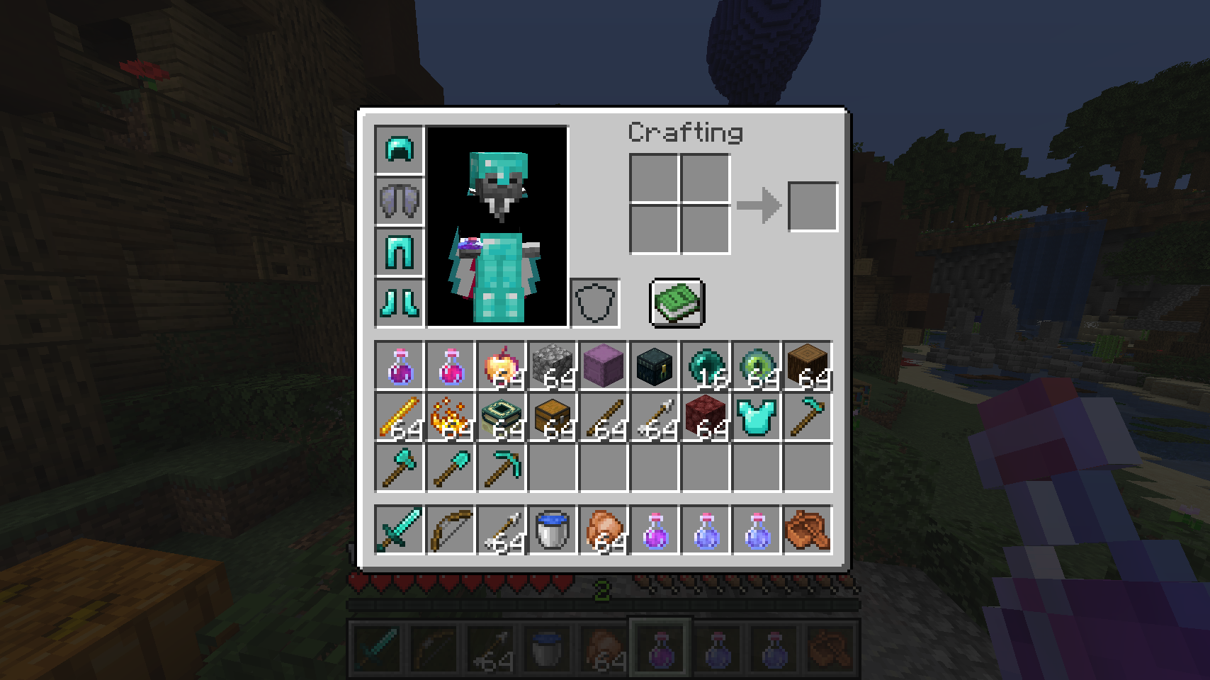 Items you will need for the ender dragon.