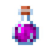 This is what a potion looks like in minecraft